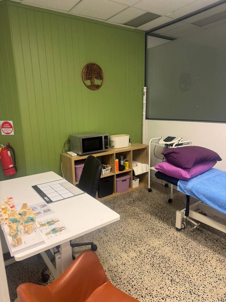 Treatment room at The PhysioHelp